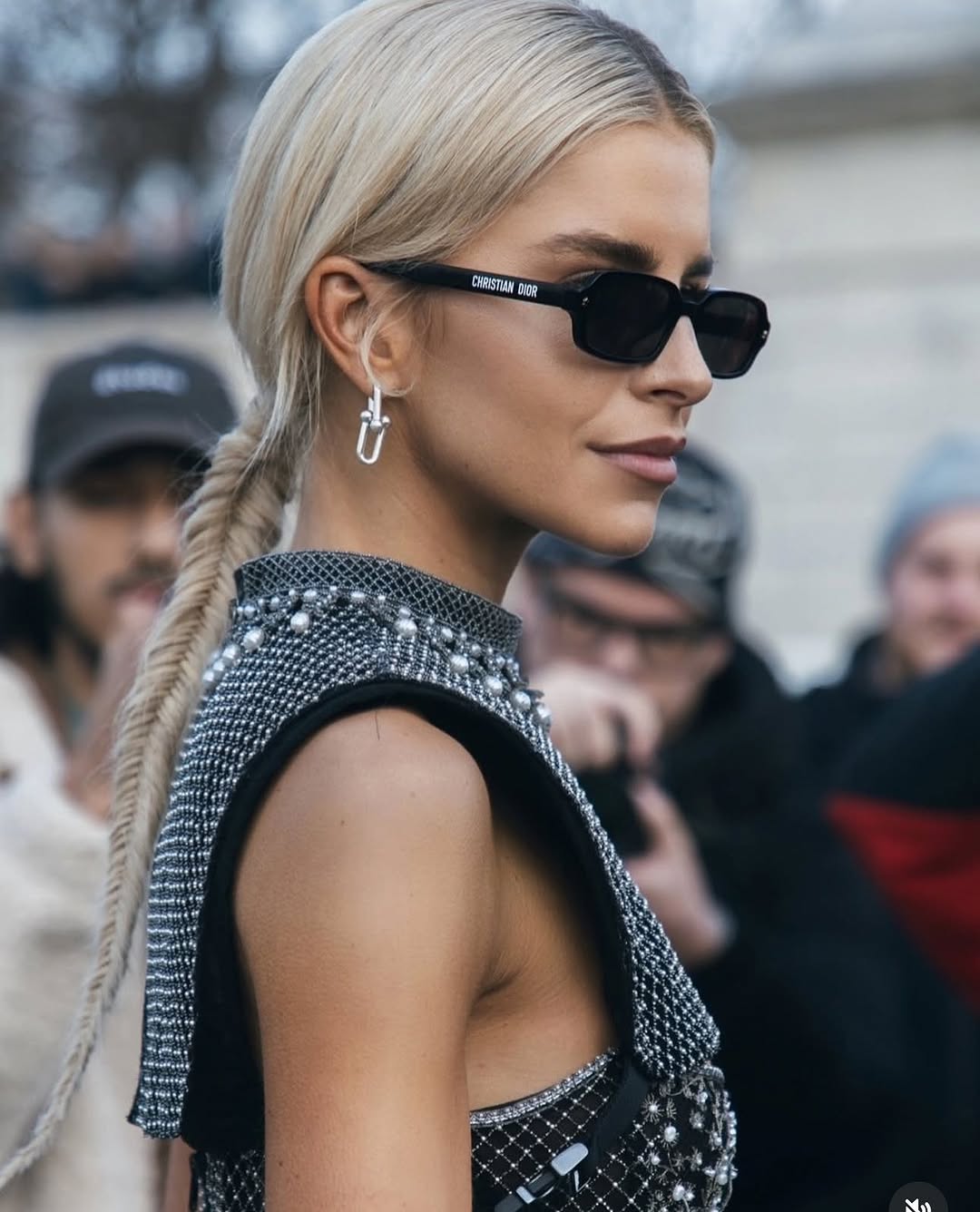 Dior Pacific Rectangular S3F - Transparent Ivory - Giiz store