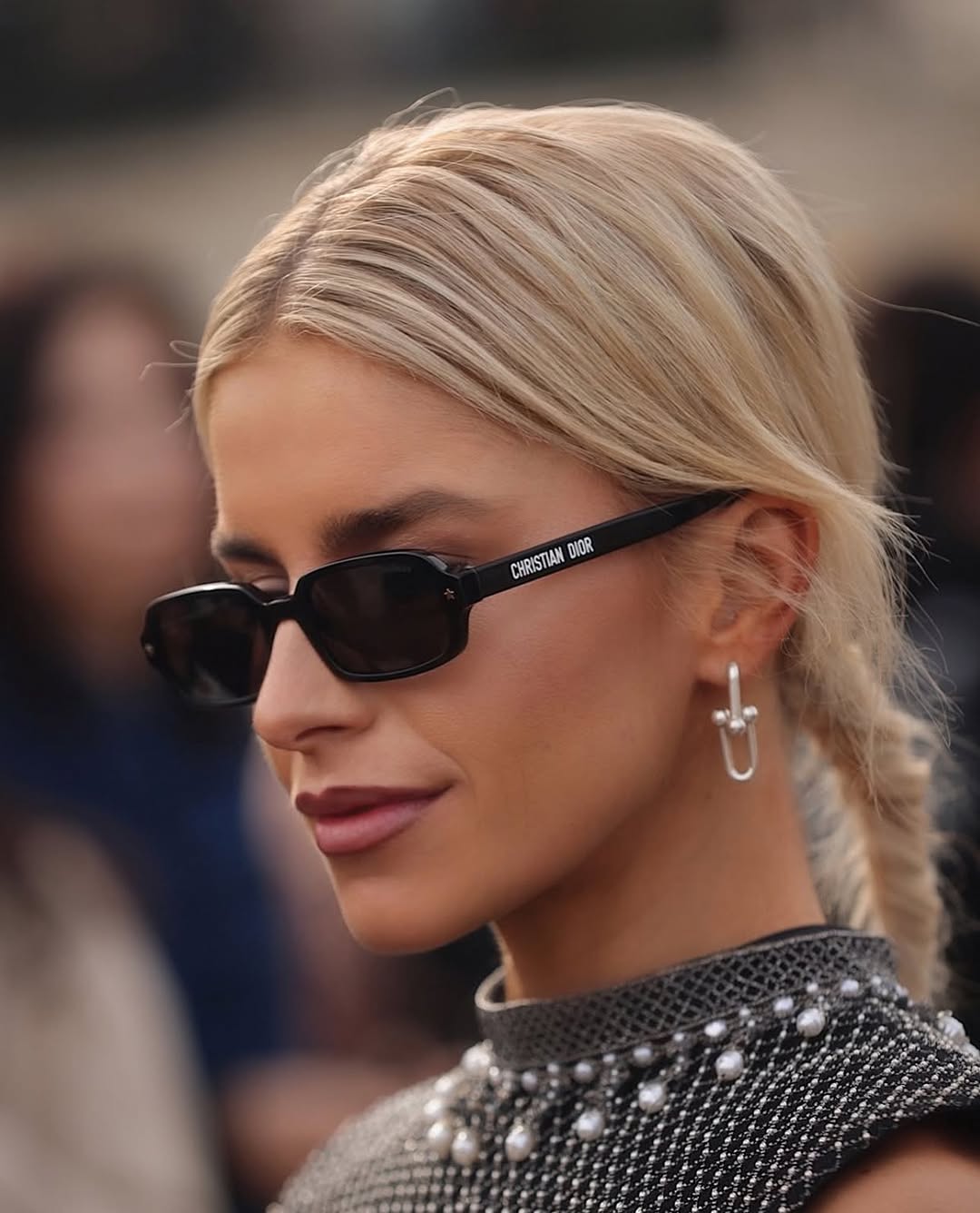 Dior Pacific Rectangular S3F - Transparent Ivory - Giiz store