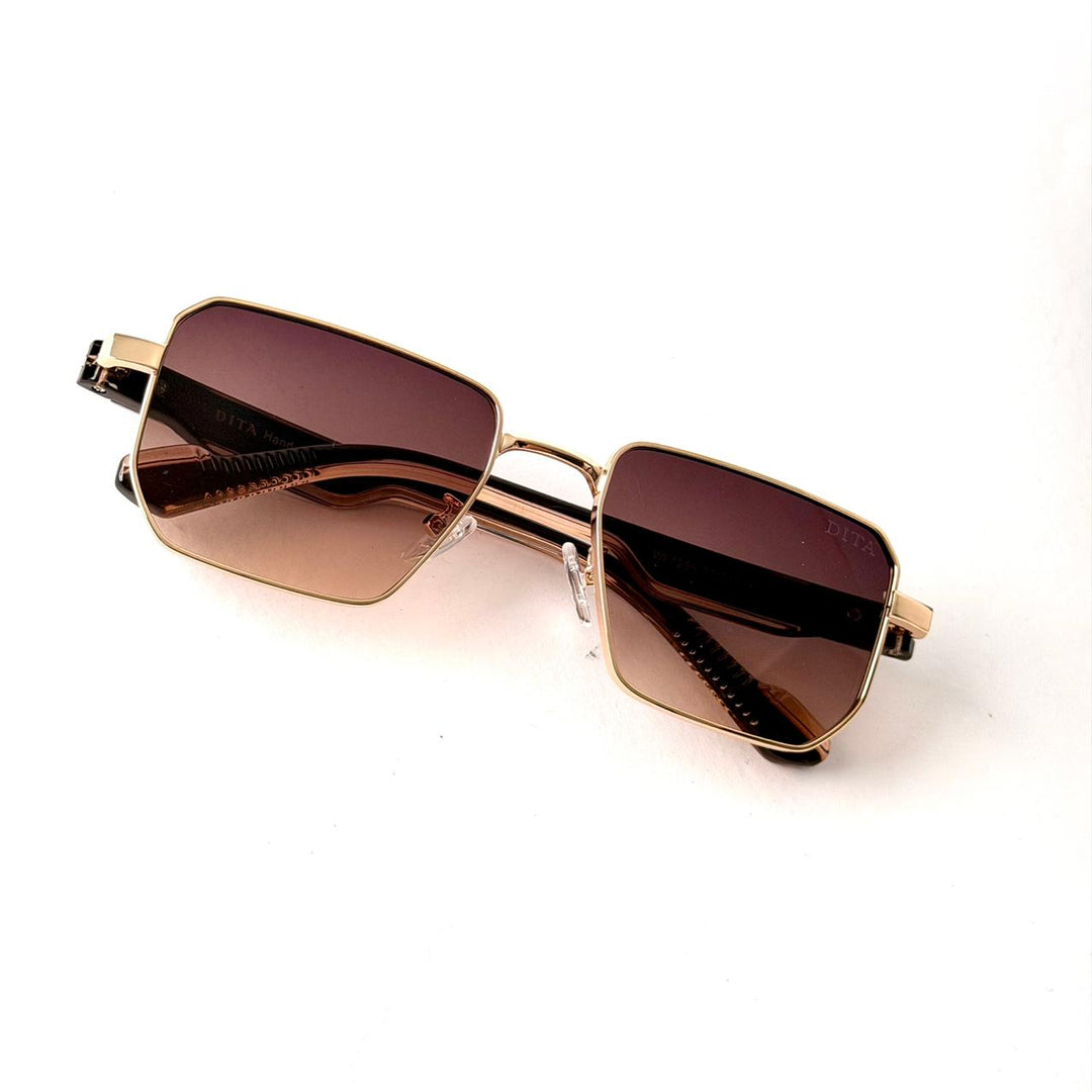 DITA Modern Hexagon – Gold Brown Gradient - Giiz store
