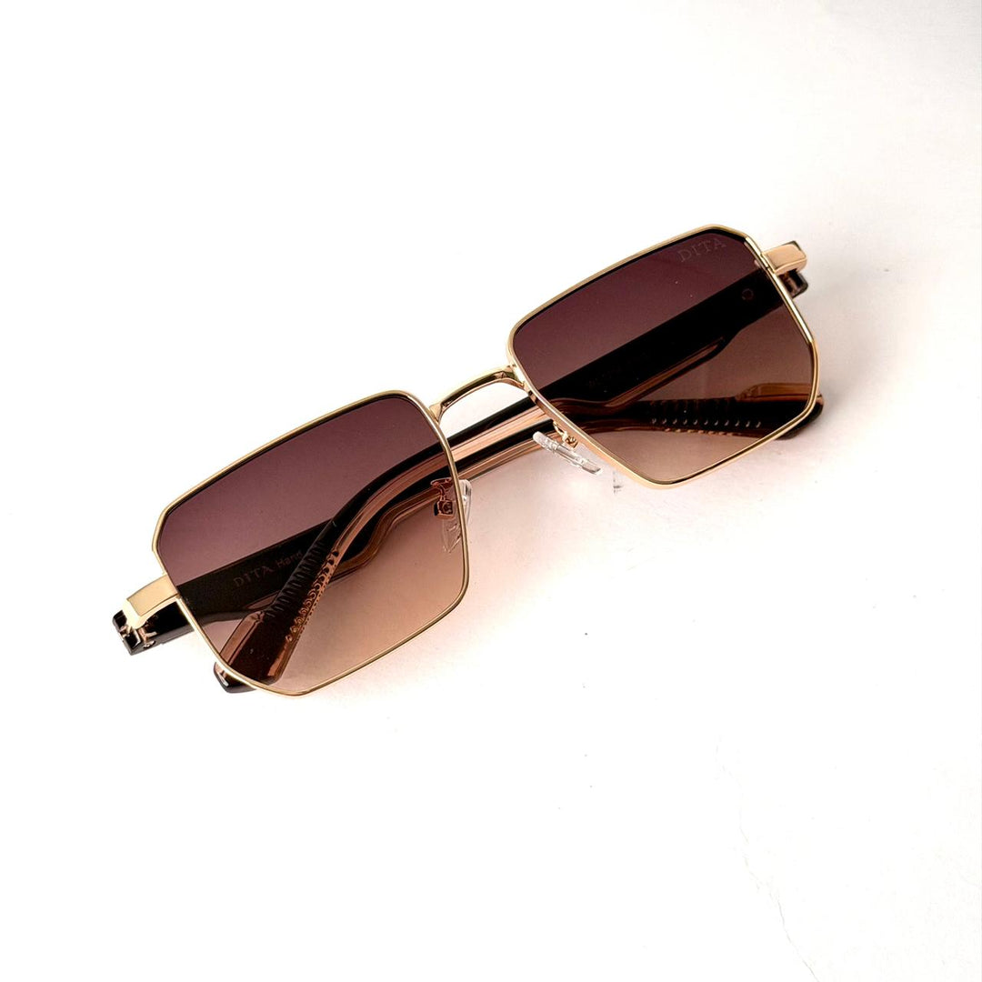 DITA Modern Hexagon – Gold Brown Gradient - Giiz store