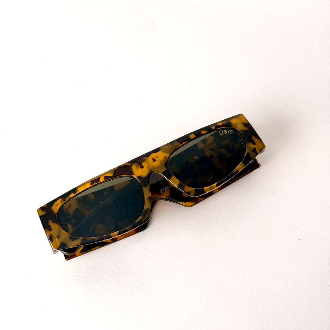 DOLCE &amp; GABBANA DG Cross Logo Wrap – Havana Gold - Giiz store