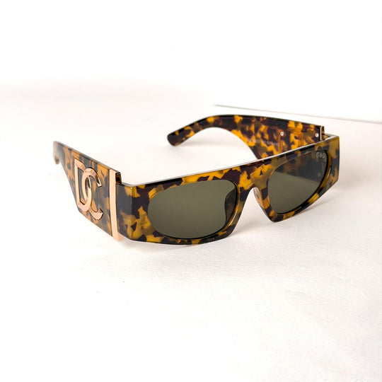 DOLCE &amp; GABBANA DG Cross Logo Wrap – Havana Gold - Giiz store