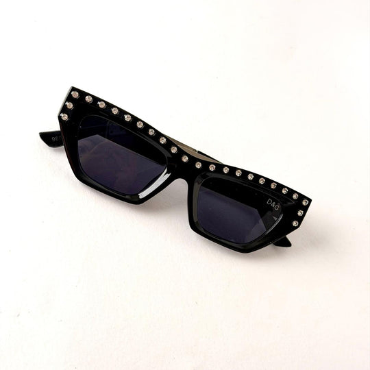 DOLCE &amp; GABBANA DG Crystal CatEye – Black Crystal - Giiz store