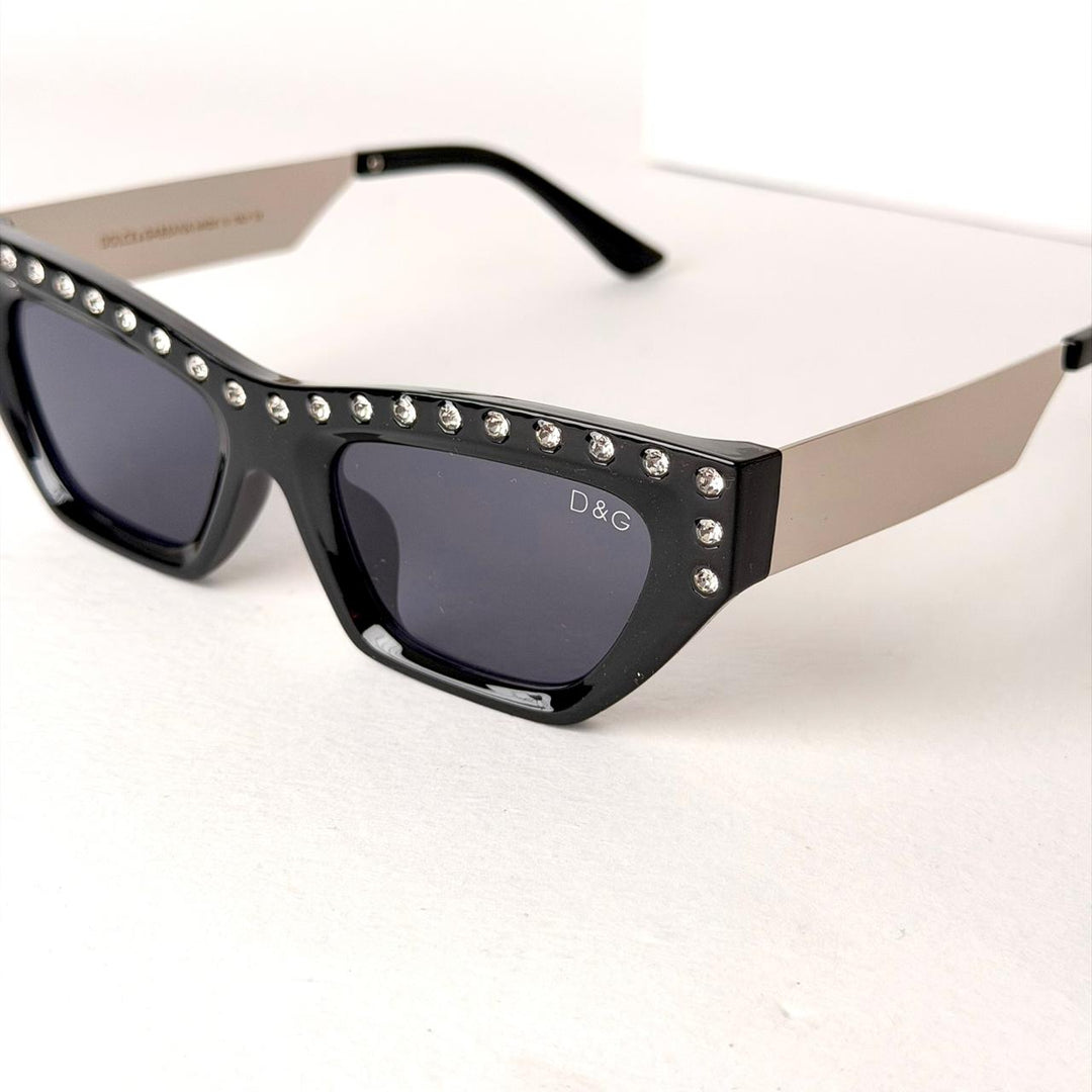 DOLCE & GABBANA DG Crystal CatEye – Black Crystal - Giiz store