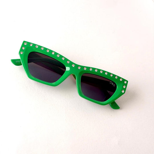 DOLCE &amp; GABBANA DG Crystal CatEye – Emerald Green - Giiz store