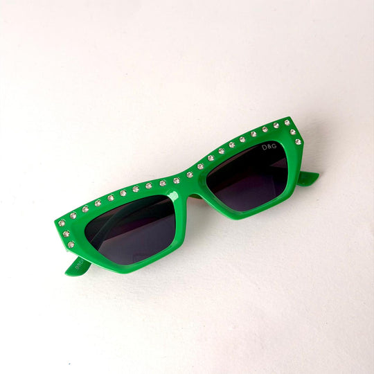 DOLCE &amp; GABBANA DG Crystal CatEye – Emerald Green - Giiz store