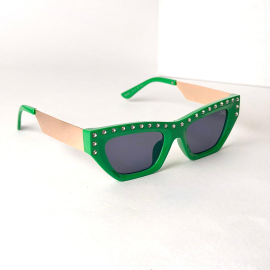 DOLCE &amp; GABBANA DG Crystal CatEye – Emerald Green - Giiz store