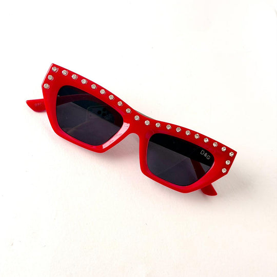DOLCE &amp; GABBANA DG Crystal CatEye – Ruby Red - Giiz store