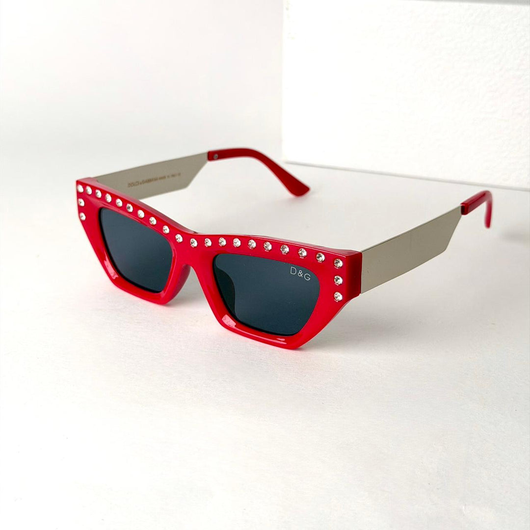 DOLCE &amp; GABBANA DG Crystal CatEye – Ruby Red - Giiz store