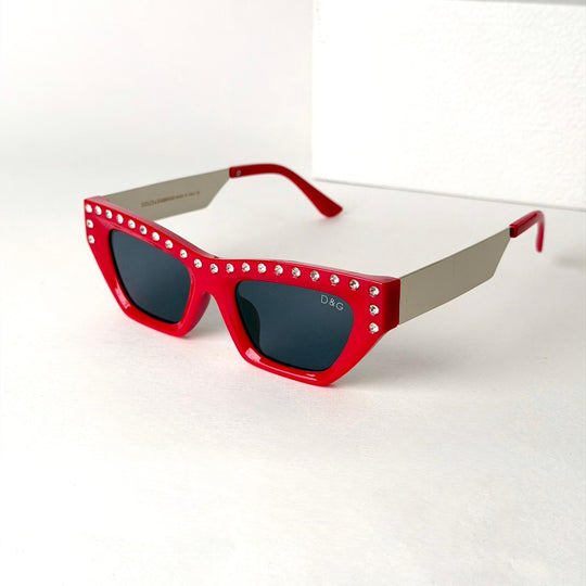DOLCE &amp; GABBANA DG Crystal CatEye – Ruby Red - Giiz store