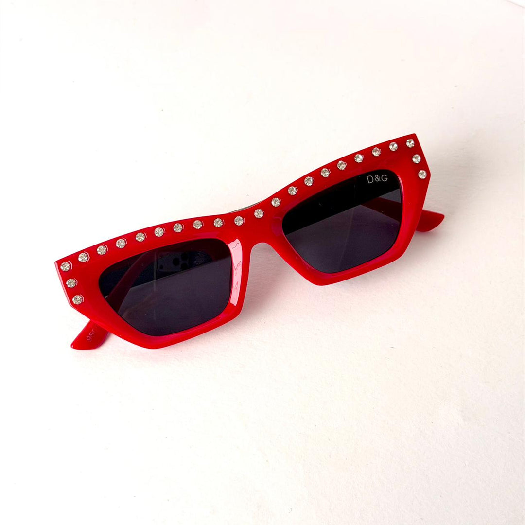 DOLCE &amp; GABBANA DG Crystal CatEye – Ruby Red - Giiz store