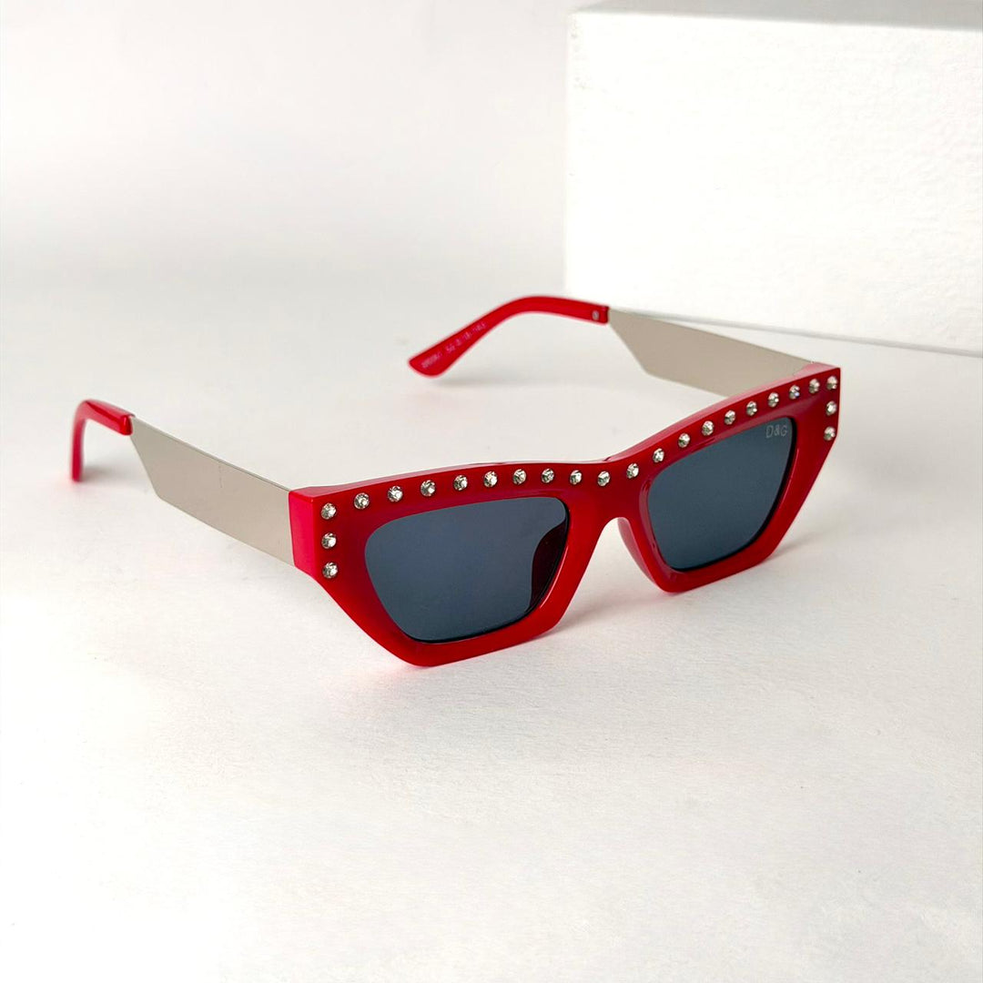DOLCE &amp; GABBANA DG Crystal CatEye – Ruby Red - Giiz store
