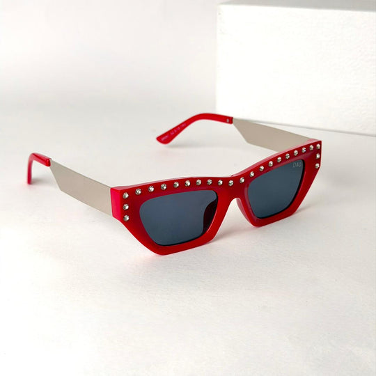 DOLCE &amp; GABBANA DG Crystal CatEye – Ruby Red - Giiz store