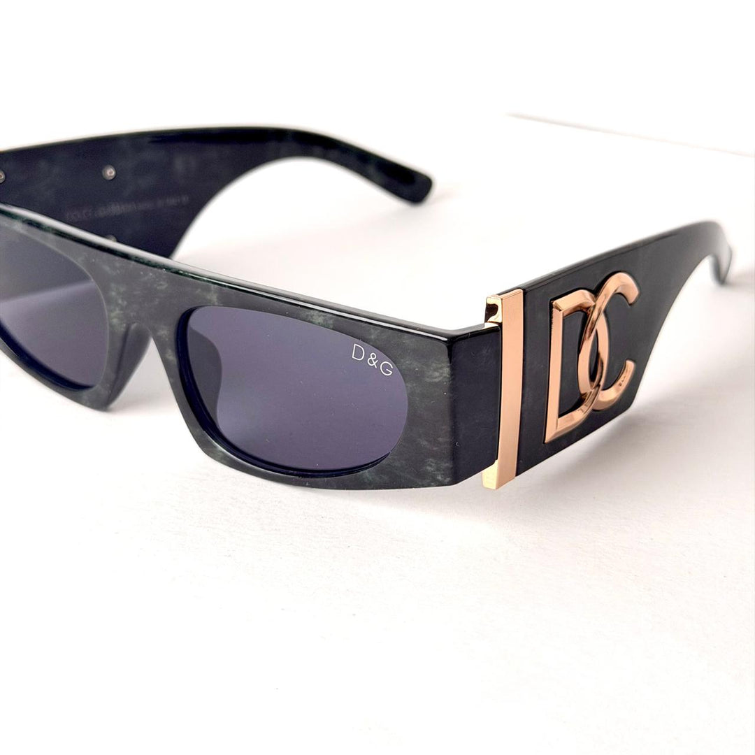 Dolce & Gabbana Shield Rectangle – Black Marble - Giiz store