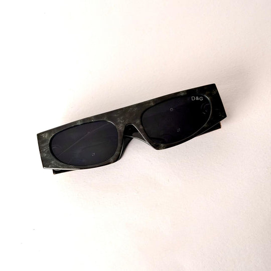 Dolce &amp; Gabbana Shield Rectangle – Black Marble - Giiz store
