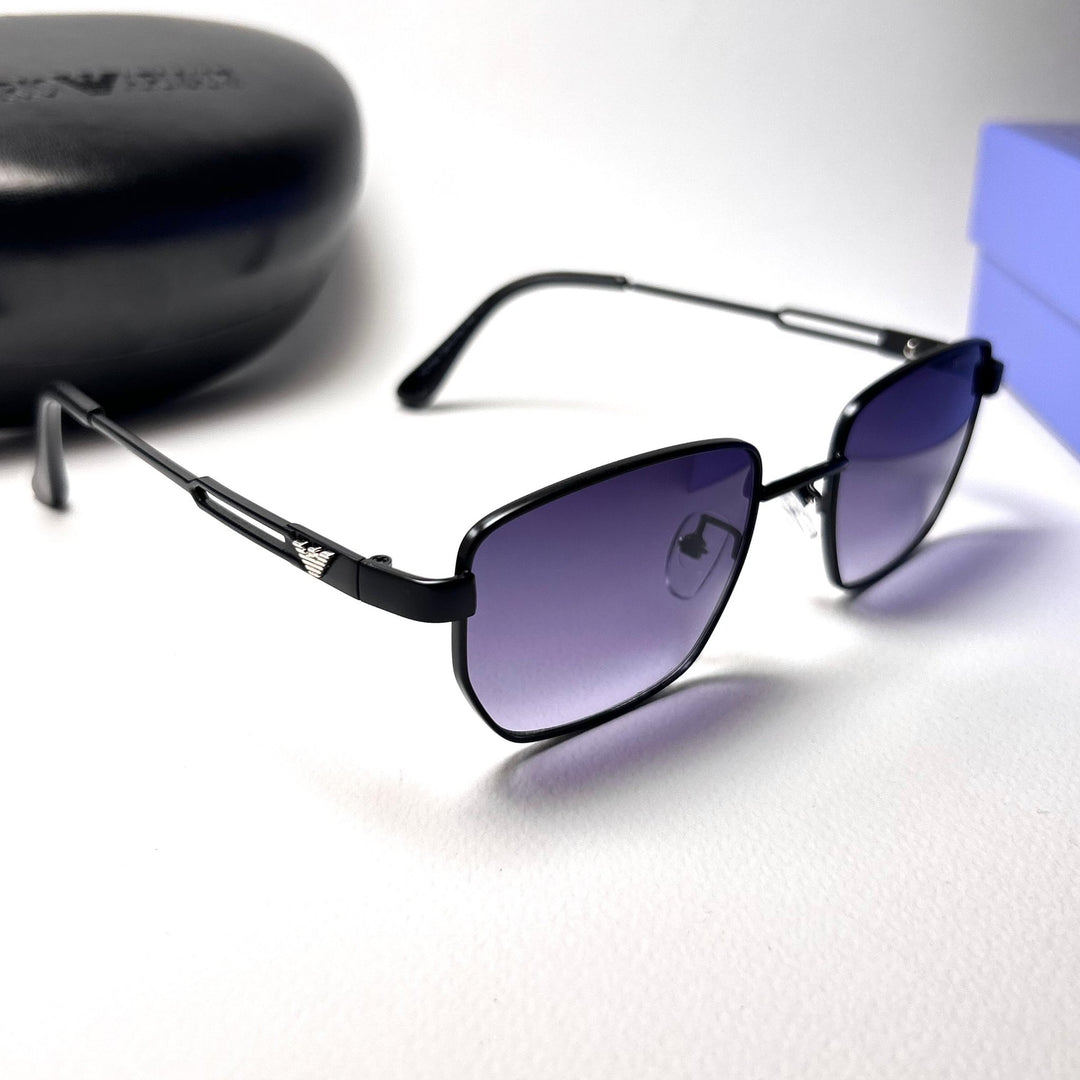 Emporio Armani Classic Rectangle - Purple - Giiz store