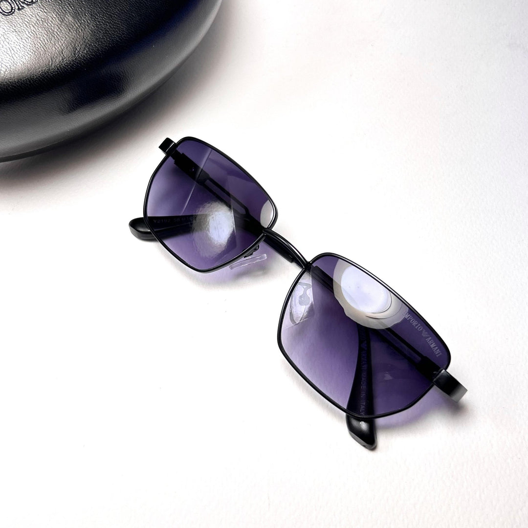Emporio Armani Classic Rectangle - Purple - Giiz store