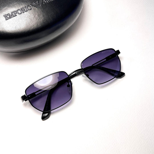 Emporio Armani Classic Rectangle - Purple - Giiz store