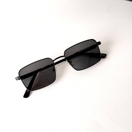 Emporio Armani Metro Square – Matte Black / Smoke Grey - Giiz store