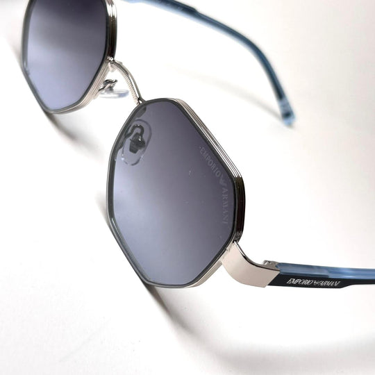 Emporio Armani Octagon Elegante 094 - Blue - Giiz store