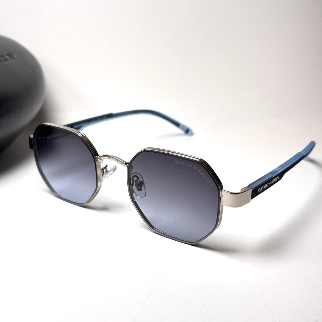 Emporio Armani Octagon Elegante 094 - Blue - Giiz store