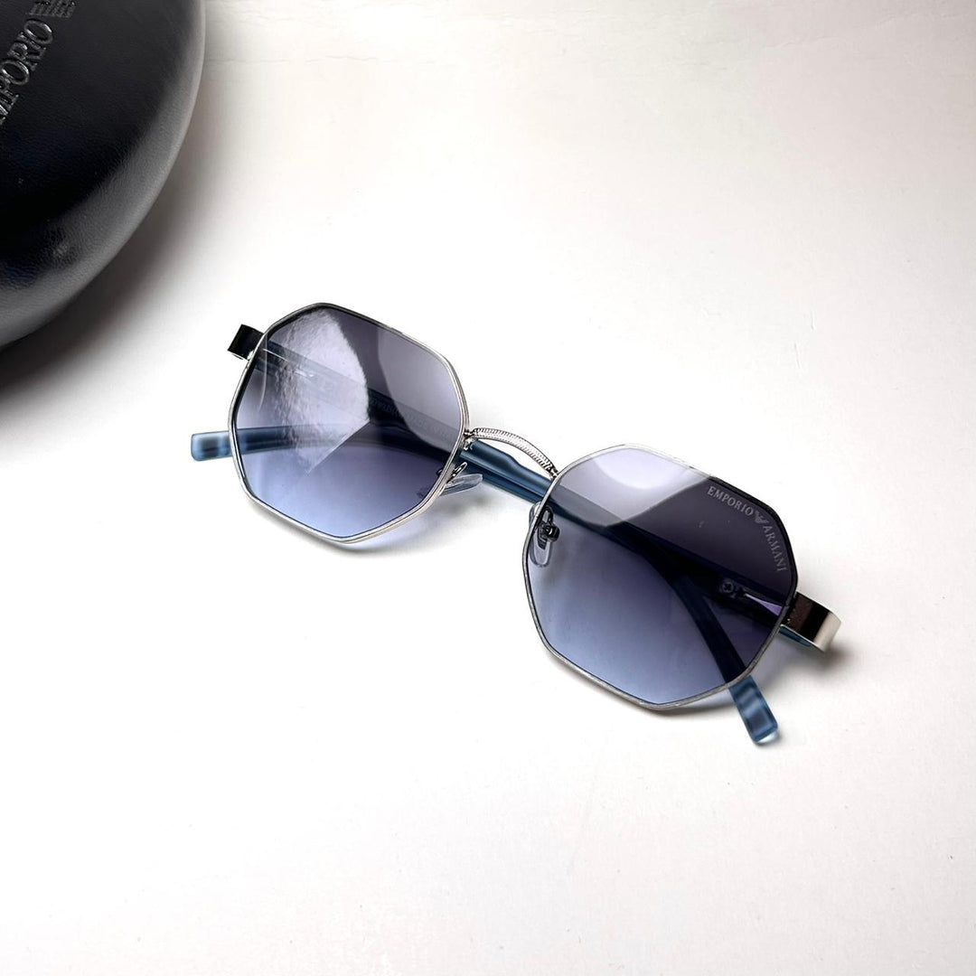 Emporio Armani Octagon Elegante 094 - Blue - Giiz store