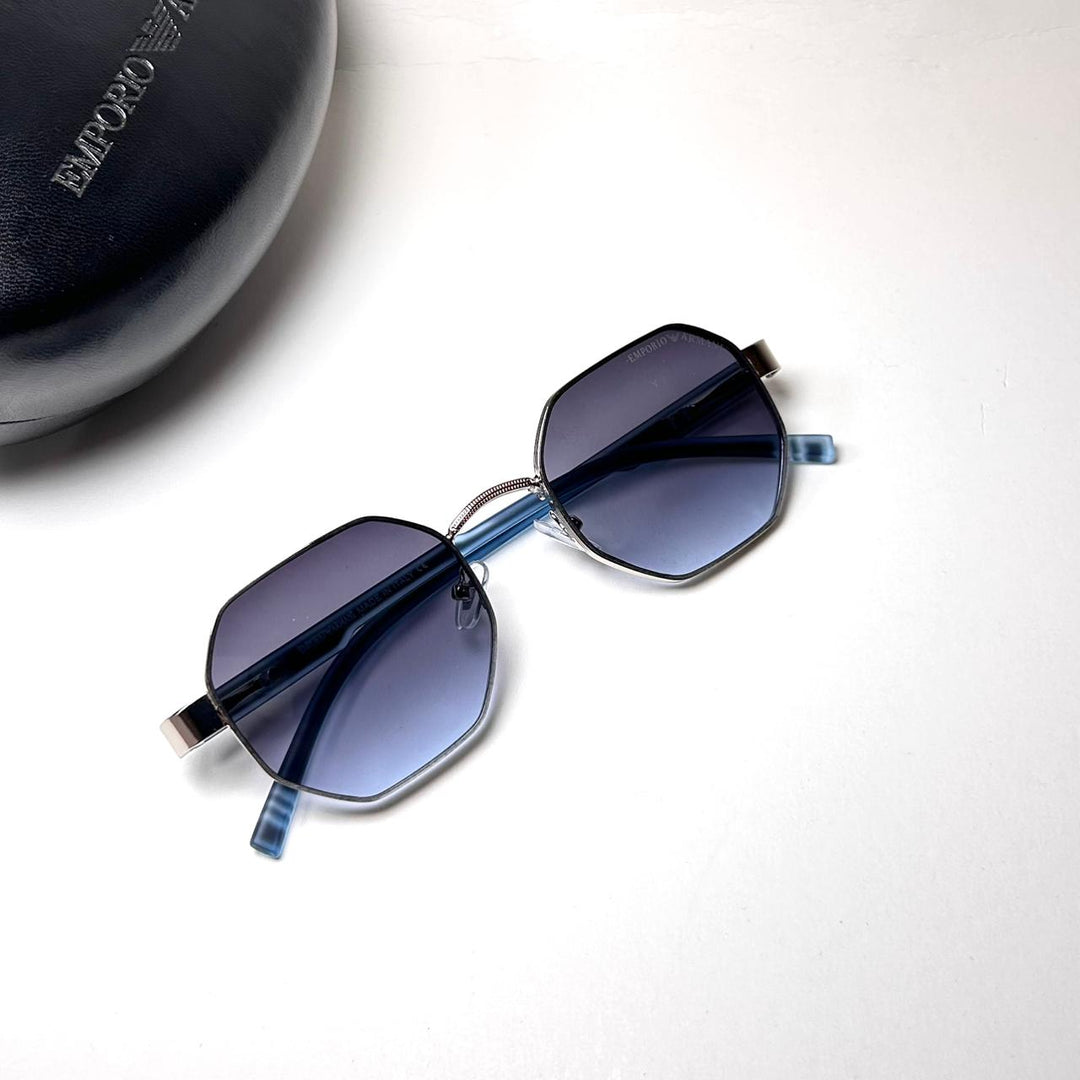 Emporio Armani Octagon Elegante 094 - Blue - Giiz store