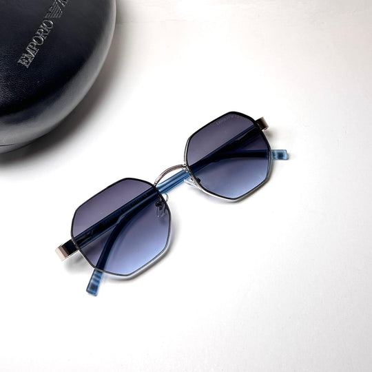 Emporio Armani Octagon Elegante 094 - Blue - Giiz store