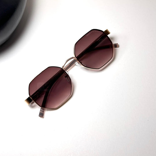 Emporio Armani Octagon Elegante 094 - Brown Gradient - Giiz store