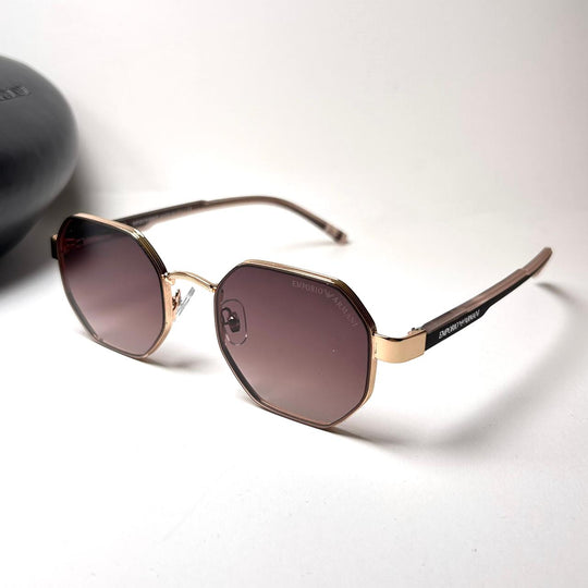 Emporio Armani Octagon Elegante 094 - Brown Gradient - Giiz store