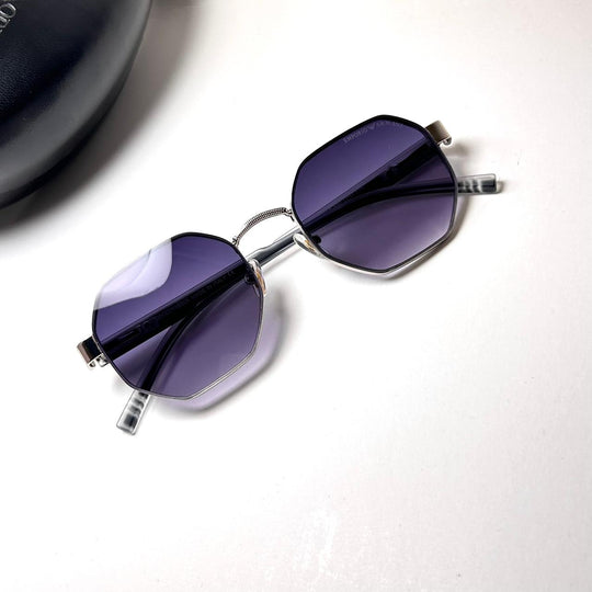 Emporio Armani Octagon Elegante 094 - Silver Purple - Giiz store