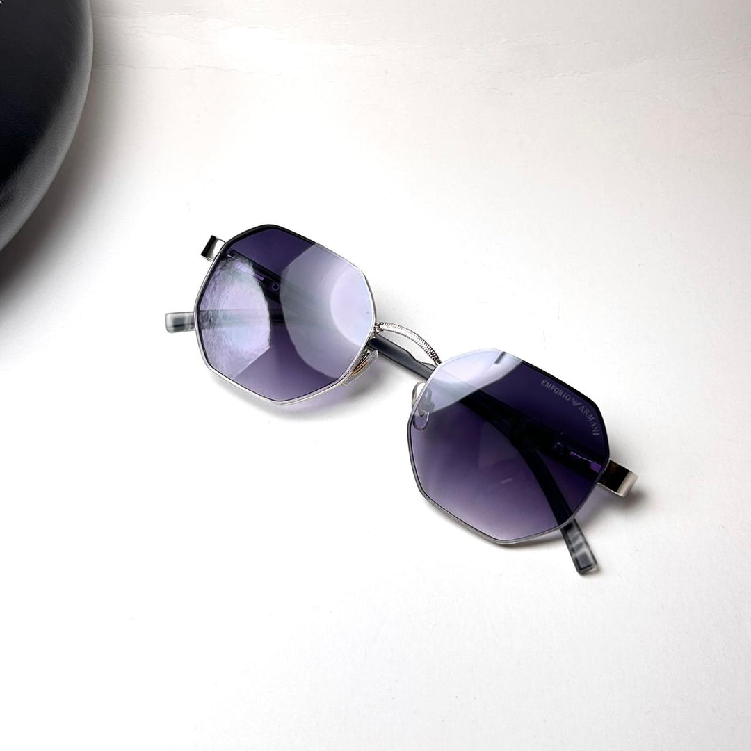 Emporio Armani Octagon Elegante 094 - Silver Purple - Giiz store