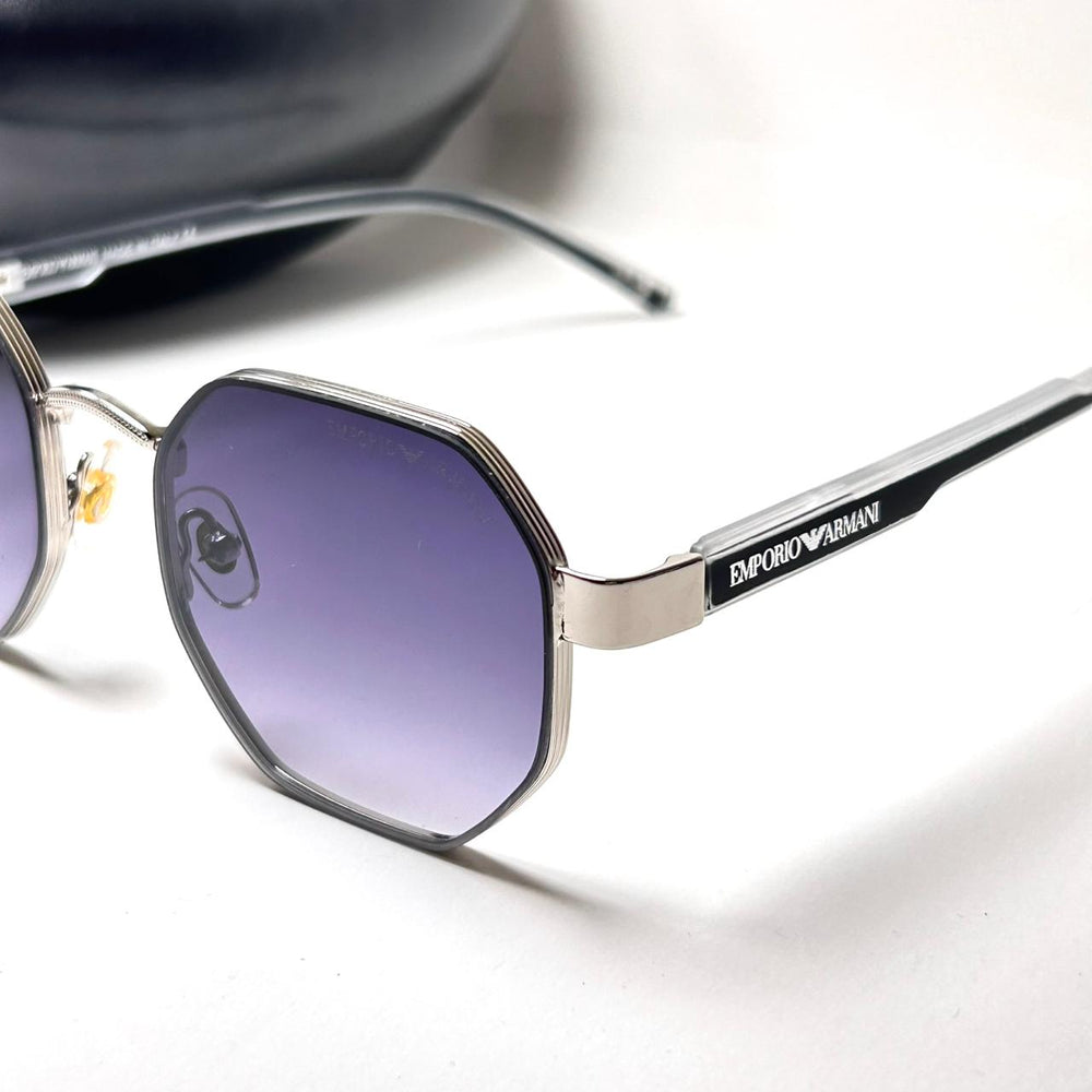 Emporio Armani Octagon Elegante 094 - Silver Purple - Giiz store