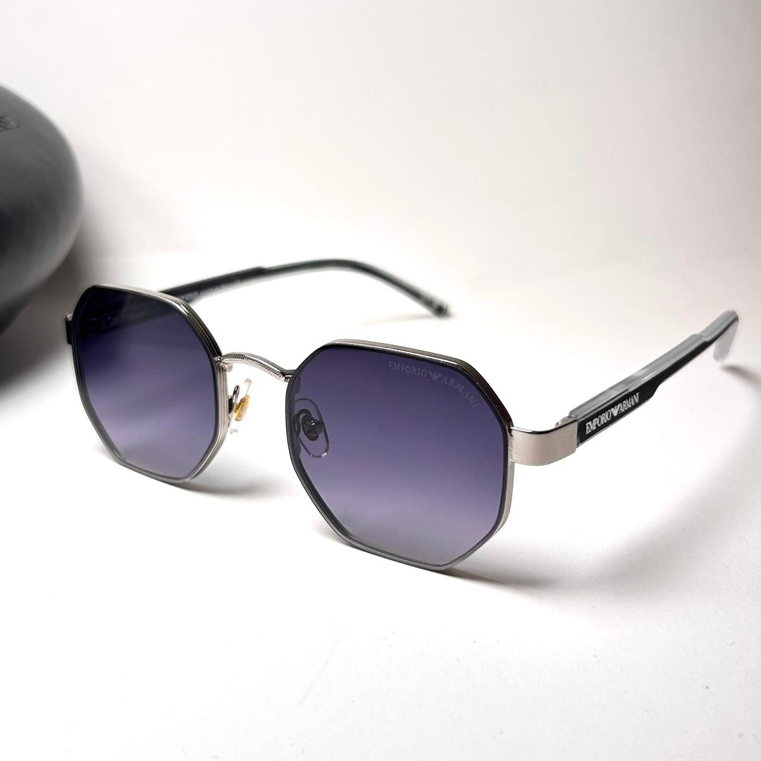Emporio Armani Octagon Elegante 094 - Silver Purple - Giiz store