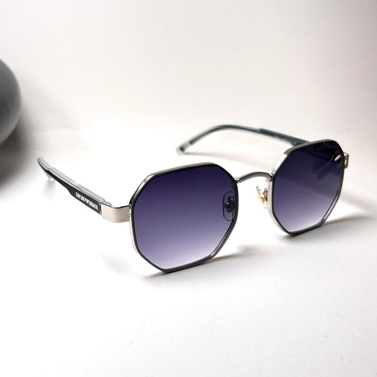 Emporio Armani Octagon Elegante 094 - Silver Purple - Giiz store