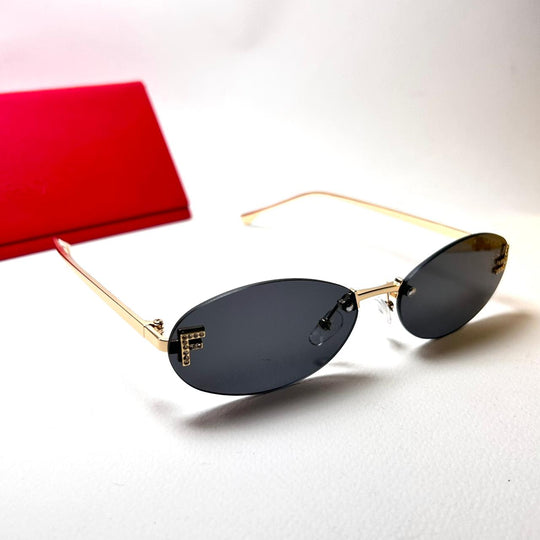 Fendi First FE4075US - Golden Black - Giiz store