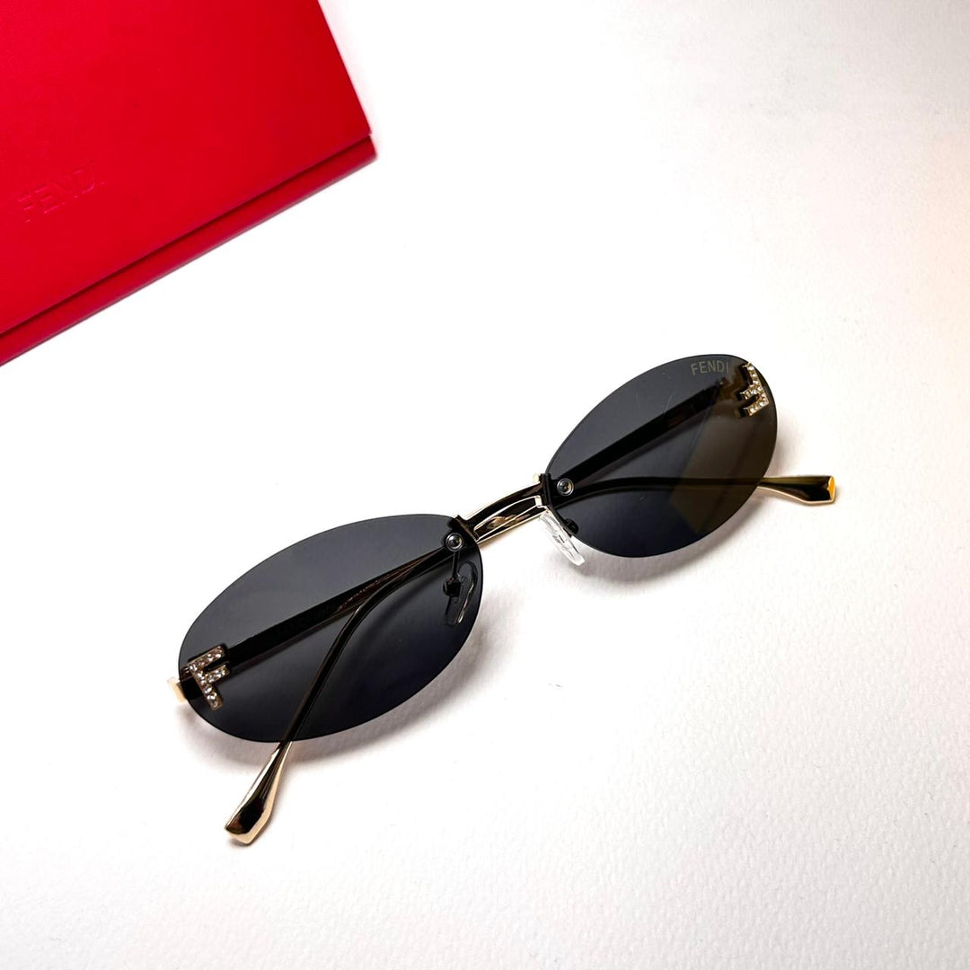 Fendi First FE4075US - Golden Black - Giiz store