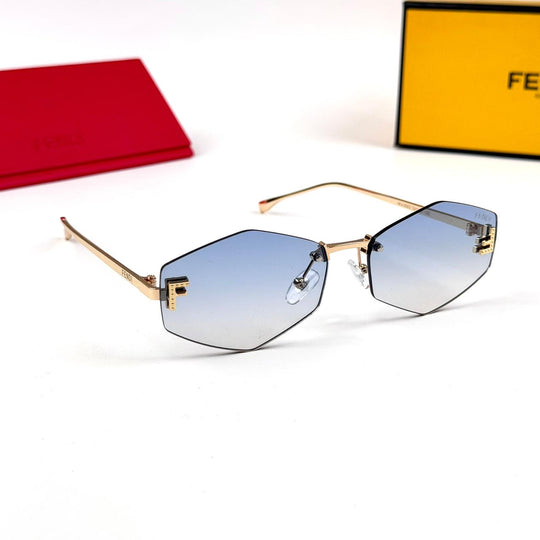 Fendi Octagon FE4172US - Blue Gradient - Giiz store