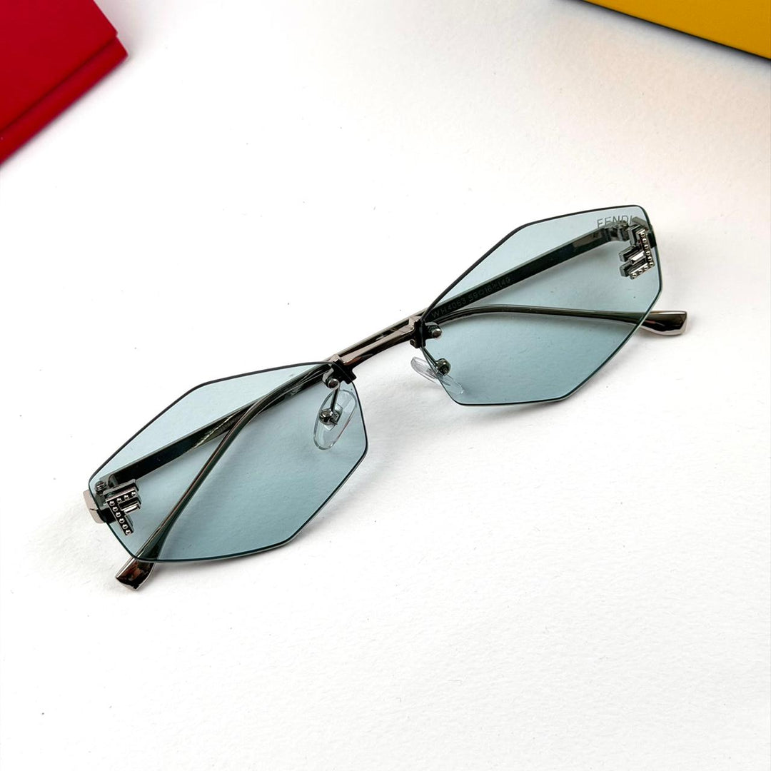 Fendi Octagon FE4172US - Light Blue - Giiz store
