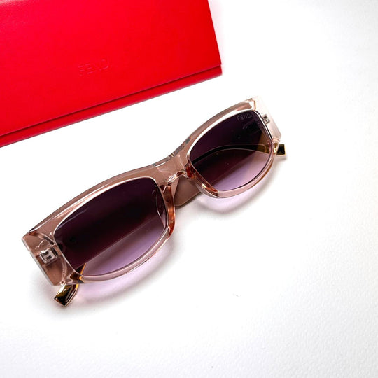 Fendi Oval FE40120I - Ice Brown Purple - Giiz store