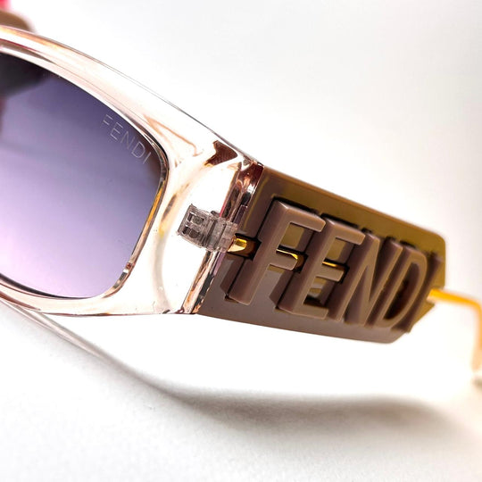 Fendi Oval FE40120I - Ice Brown Purple - Giiz store