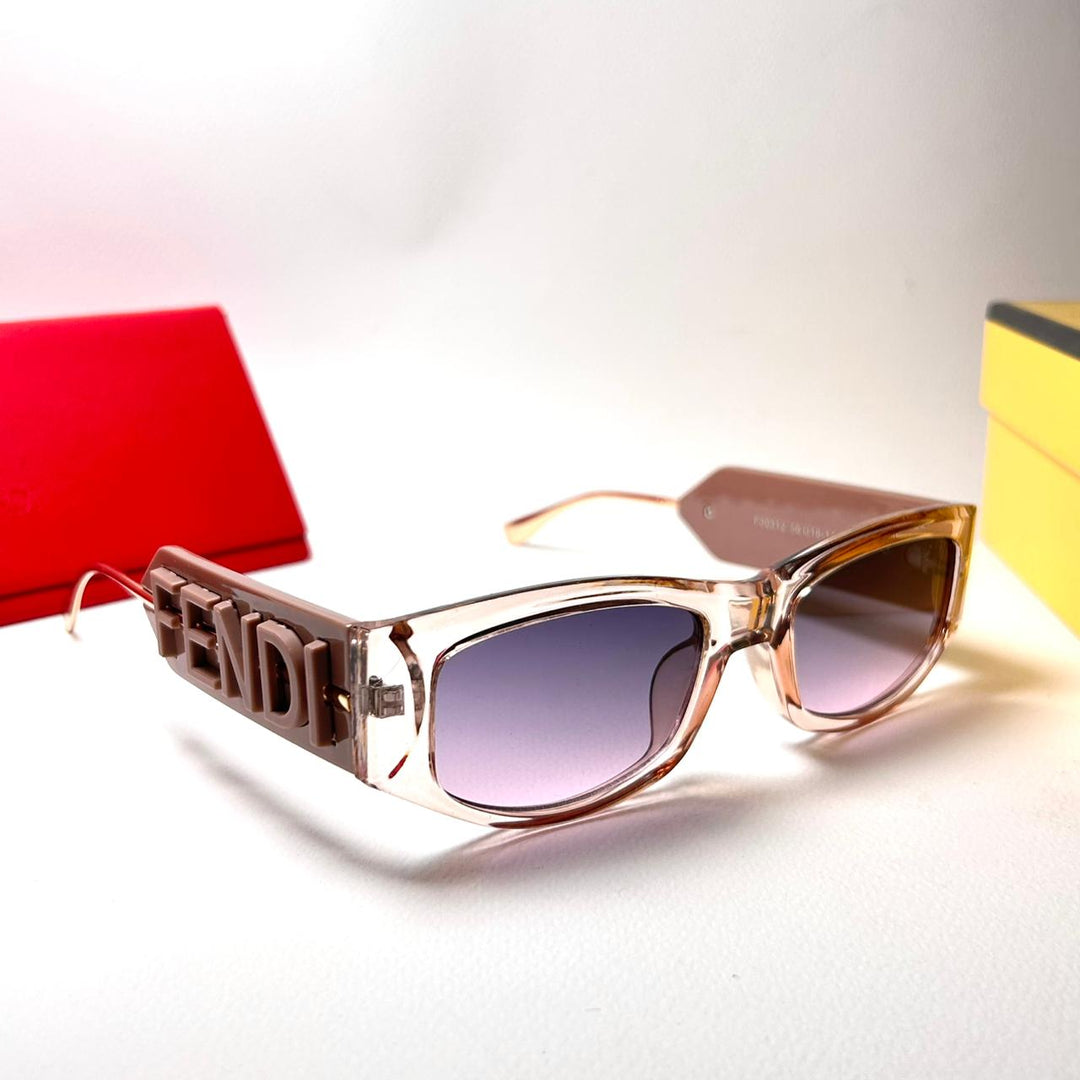 Fendi Oval FE40120I - Ice Brown Purple - Giiz store