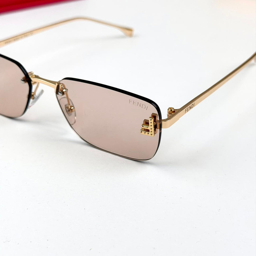 Fendi Rectangular FE4172US - Peach Nude - Giiz store
