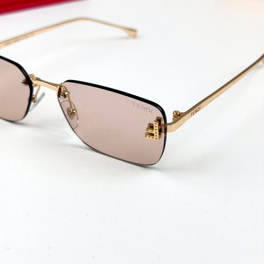 Fendi Rectangular FE4172US - Peach Nude - Giiz store