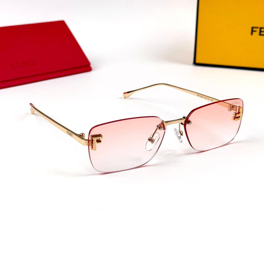 Fendi Rectangular FE4172US - Pinky Nude - Giiz store