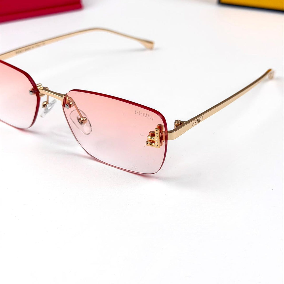 Fendi Rectangular FE4172US - Pinky Nude - Giiz store