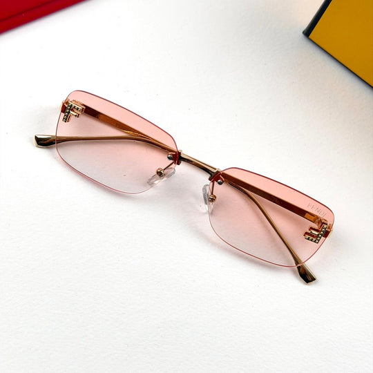 Fendi Rectangular FE4172US - Pinky Nude - Giiz store