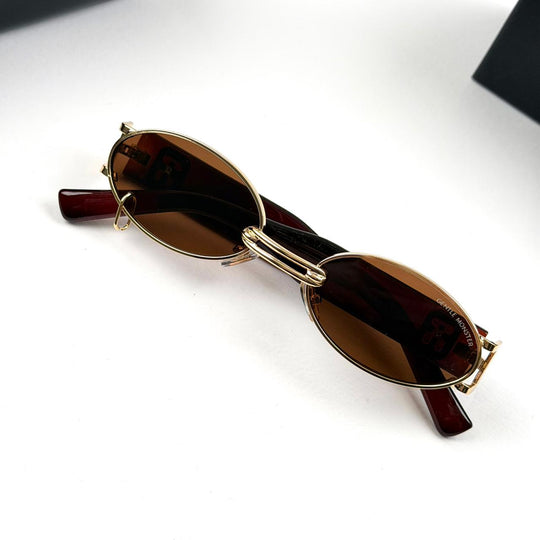 Gentle Monster Linked Bridge Oval - Brown - Giiz store