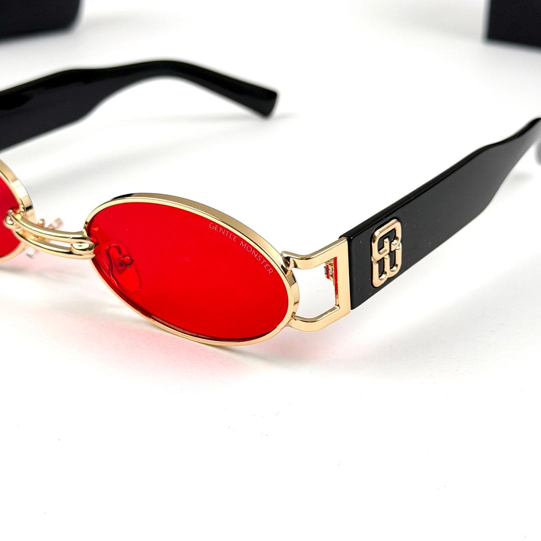 Gentle Monster Linked Bridge Oval - Red - Giiz store
