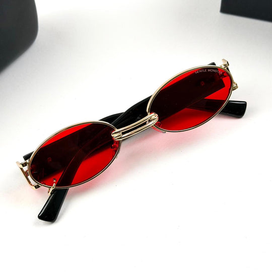Gentle Monster Linked Bridge Oval - Red - Giiz store